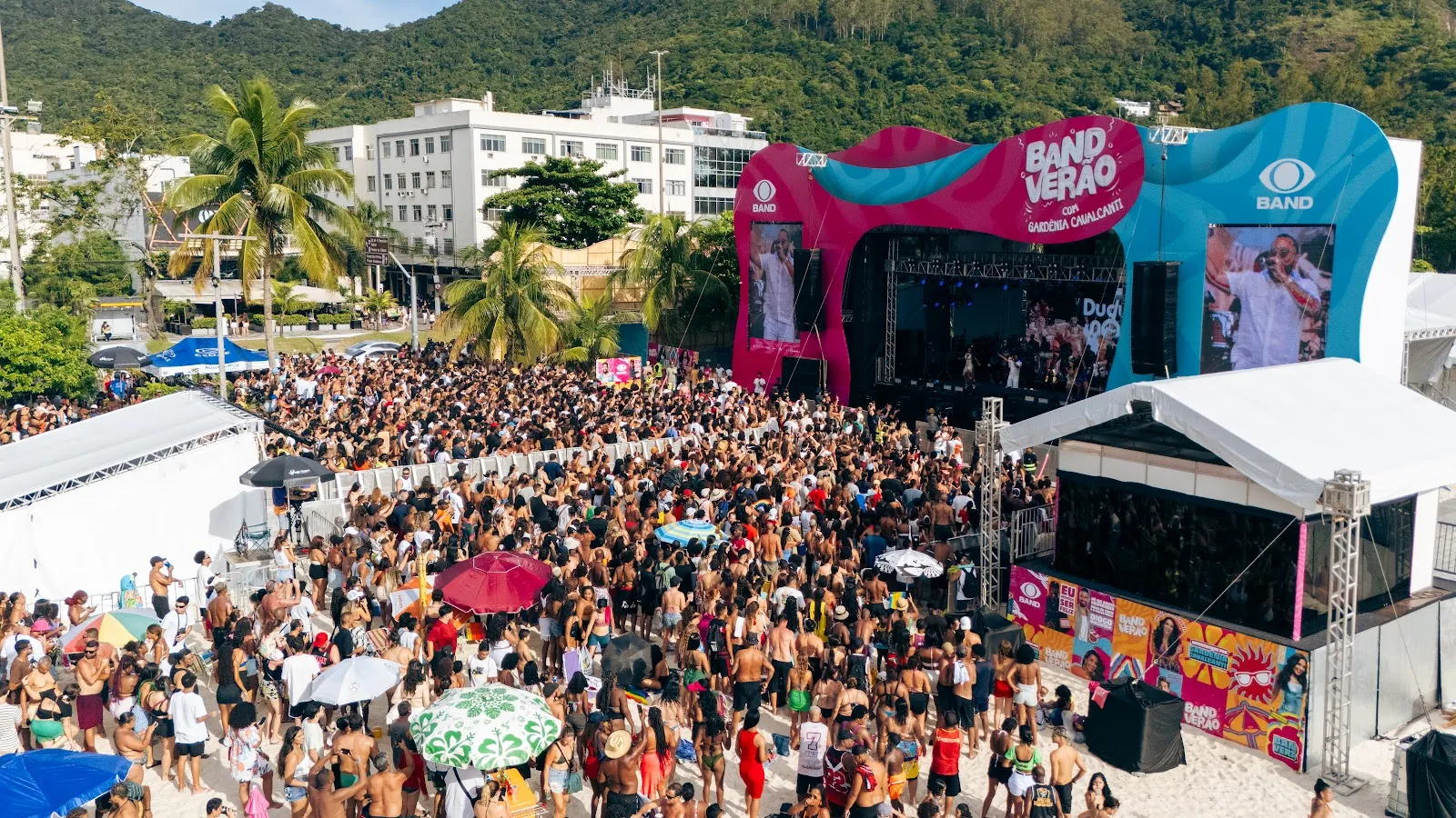 Band Verão — Festival visto de cima