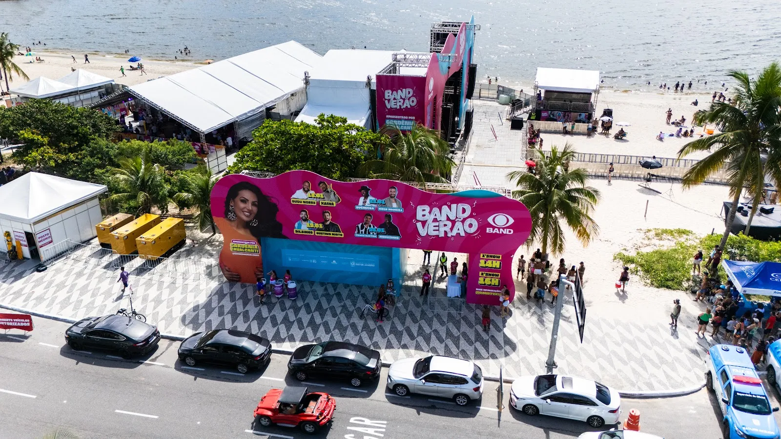 Band Verão — Drone aéreo Niterói